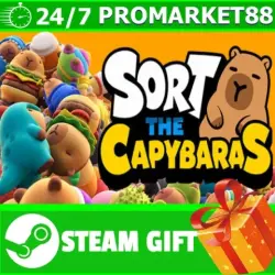 ВСЕ СТРАНЫ+РОССИЯ Sort The Capybaras STEAM GIFT