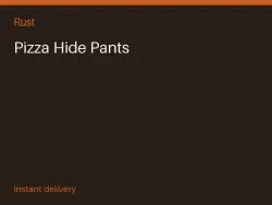 Pizza Hide Pants #573858260
