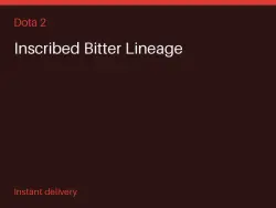 Inscribed Bitter Lineage #565109181