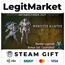 DLC Monster Hunter Wilds - Hunter Layered Armor Set: Cosmoloid / Steam АВТО / РУ + МИР