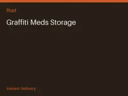 Graffiti Meds Storage #575576897