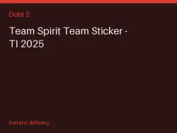 Team Spirit Team Sticker - TI 2025 #570086681
