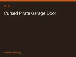Cursed Pirate Garage Door #568570229