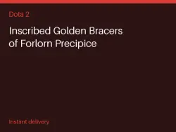 Inscribed Golden Bracers of Forlorn Precipice #551890558