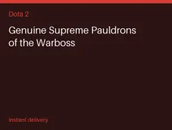 Genuine Supreme Pauldrons of the Warboss #565102002