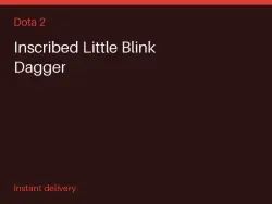Inscribed Little Blink Dagger #565107163