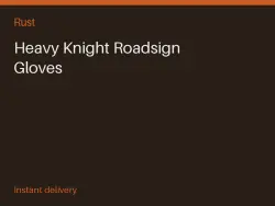 Heavy Knight Roadsign Gloves #559924362