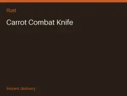 Carrot Combat Knife #558068618