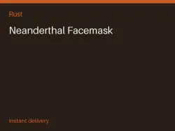Neanderthal Facemask #565718409