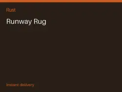 Runway Rug #555659574