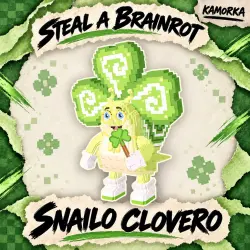 Snailo Clovero Secret любая мутация Steal a Brainrot