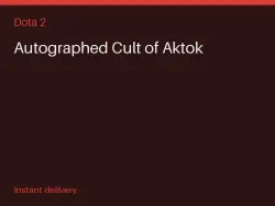 Autographed Cult of Aktok #574224321