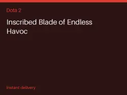 Inscribed Blade of Endless Havoc #565100454