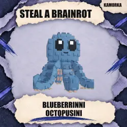 Blueberrinni Octopusini Legendary / любая мутация / Roblox Steal a Brainrot