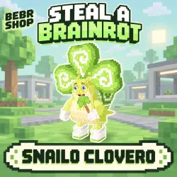 Steal a Brainrot • Snailo Clovero Secret • любая мутация • Roblox