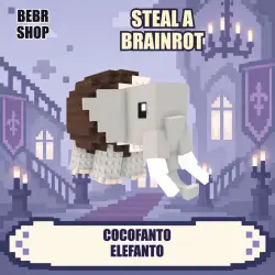 Steal a Brainrot • Cocofanto Elefanto Brainrot God • любая мутация • Roblox