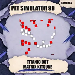 Titanic Dot Matrix Kitsune [Exclusive] из Pet Simulator 99 Каморка