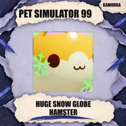 Huge Snow Globe Hamster / Exclusive / Roblox Pet Simulator 99