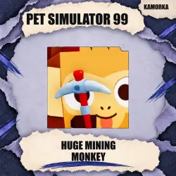 Huge Mining Monkey Exclusive Pet Simulator 99