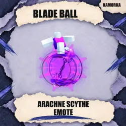 Arachne Scythe Emote / Rare / Roblox Blade Ball