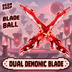 Blade Ball • Dual Demonic Blade • Legendary • Roblox