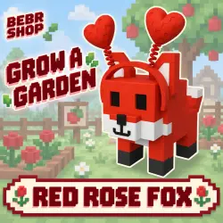 Grow a Garden: Red Rose Fox • Divine
