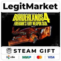 DLC Borderlands4: Firehawk's Fury Weapon Skin / Steam АВТО / РУ + МИР