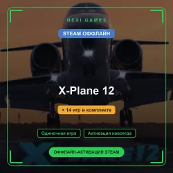 X-Plane 12 + 14 игр | STEAM ОФФЛАЙН аккаунт