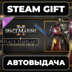Warhammer 40,000: Space Marine 2 - Black Templars Champion Pack Steam • РФ + МИР