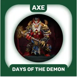 Dota 2 Axe-Days of the Demon Подарком 30-37 дней