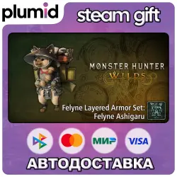DLC Monster Hunter Wilds - Felyne Layered Armor Set: Felyne Ashigar Steam Gift / Россия + МИР / АВТО