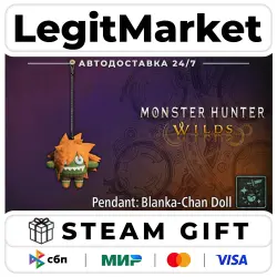 DLC Monster Hunter Wilds - Pendant: Blanka-Chan Doll / Steam АВТО / РУ + МИР