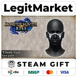 DLC MONSTER HUNTER RISE - "Cheek Tusk" face paint / Steam АВТО / РУ + МИР