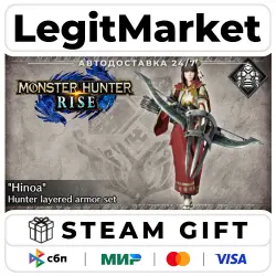DLC Monster Hunter Rise - "Hinoa" Hunter layered armor set / Steam АВТО / РУ + МИР