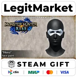 DLC MONSTER HUNTER RISE - "Hero" face paint / Steam АВТО / РУ + МИР