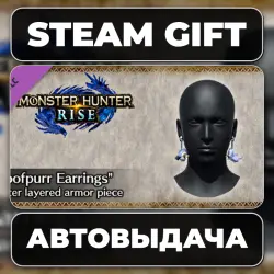 MONSTER HUNTER RISE - "Woofpurr Earrings" Hunter layered armor piece Steam • РФ + МИР