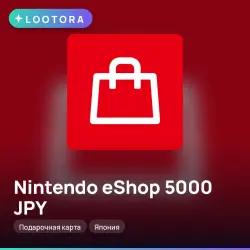 Nintendo eShop 5000 JPY, подарочная карта, Япония