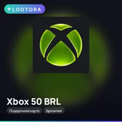 Xbox 50 BRL, подарочная карта, Бразилия