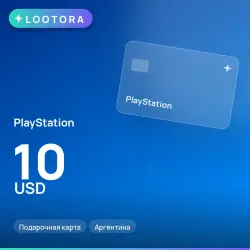 PlayStation Store 10 USD, подарочная карта, Аргентина
