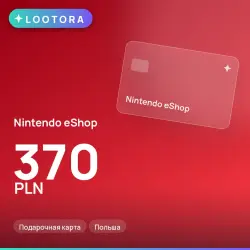 Nintendo eShop 370 PLN, подарочная карта, Польша