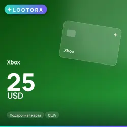 Xbox 25 USD, подарочная карта, США
