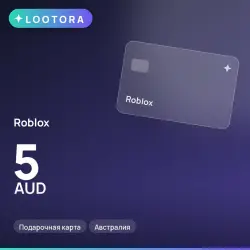Roblox 5 AUD, подарочная карта, Австралия