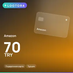 Amazon 70 TRY, подарочная карта, Турция