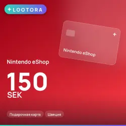 Nintendo eShop 150 SEK, подарочная карта, Швеция