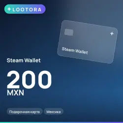 Steam Wallet 200 MXN, подарочная карта, Мексика