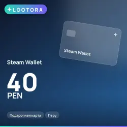 Steam Wallet 40 PEN, подарочная карта, Перу