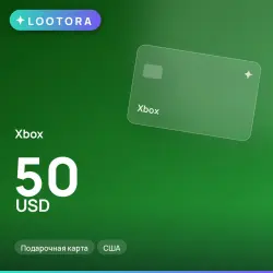 Xbox 50 USD, подарочная карта, США