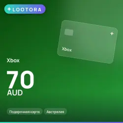 Xbox 70 AUD, подарочная карта, Австралия