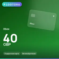 Xbox 40 GBP, подарочная карта, Великобритания