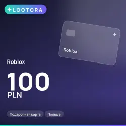 Roblox 100 PLN, подарочная карта, Польша